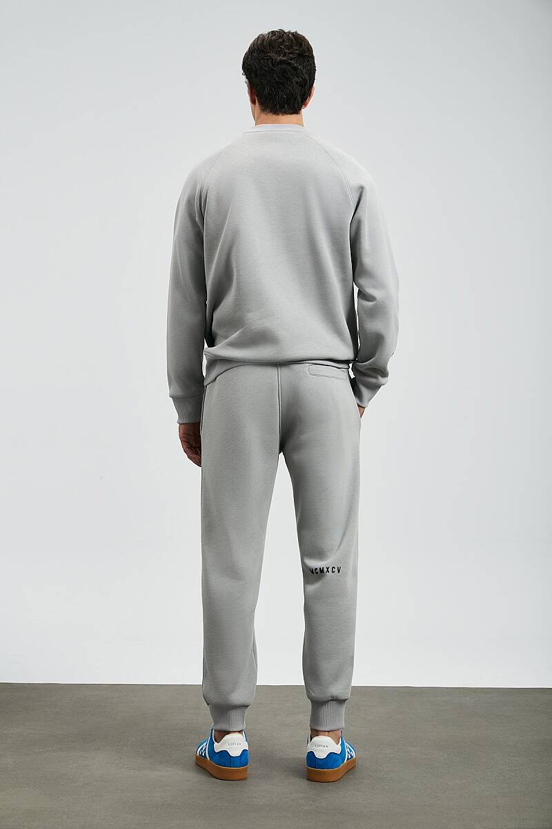 Sıgma Erkek Sweatshirt Açık Gri - 6