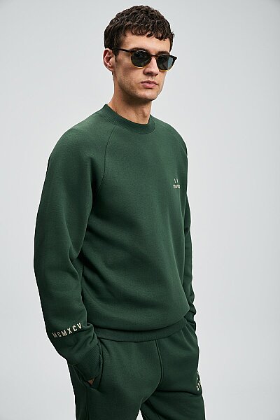 Sıgma Erkek Sweatshirt Çimen Yeşili - 3