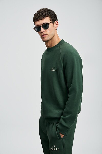 Sıgma Erkek Sweatshirt Çimen Yeşili - 4