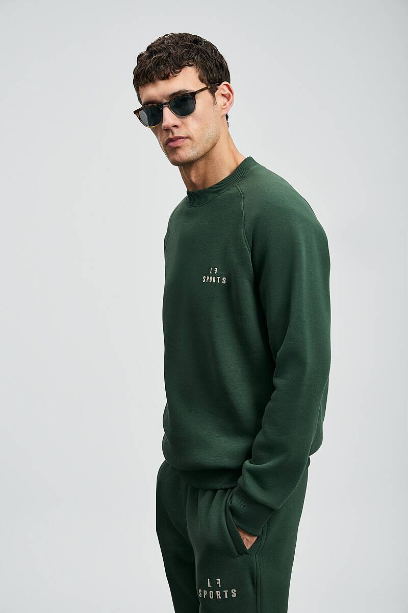 Sıgma Erkek Sweatshirt Çimen Yeşili - 4