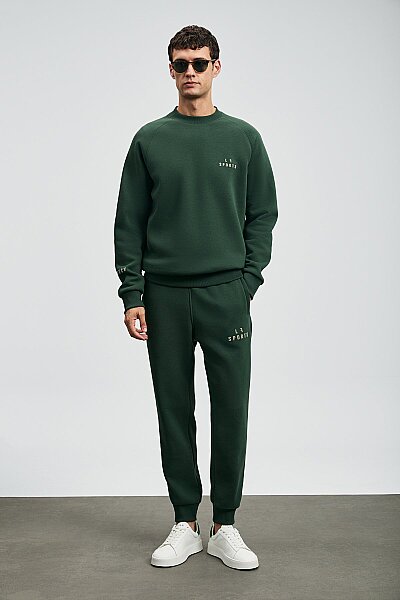 Sıgma Erkek Sweatshirt Çimen Yeşili - 5