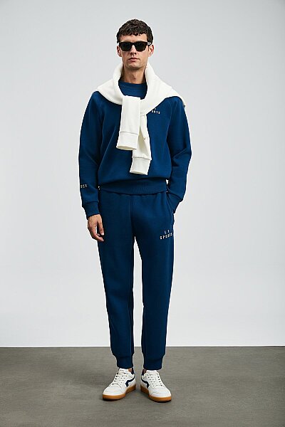Sıgma Erkek Sweatshirt Saks - LUFIAN (1)
