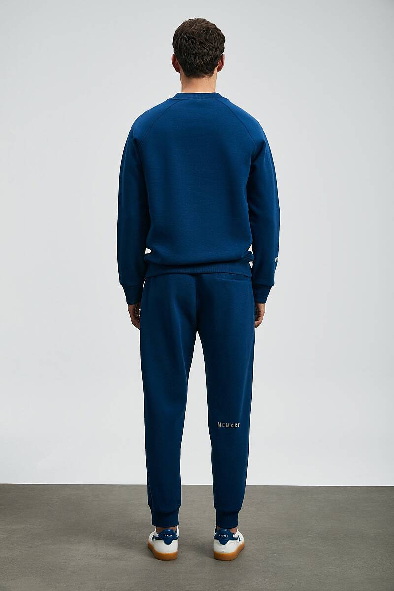 Sıgma Erkek Sweatshirt Saks - 6