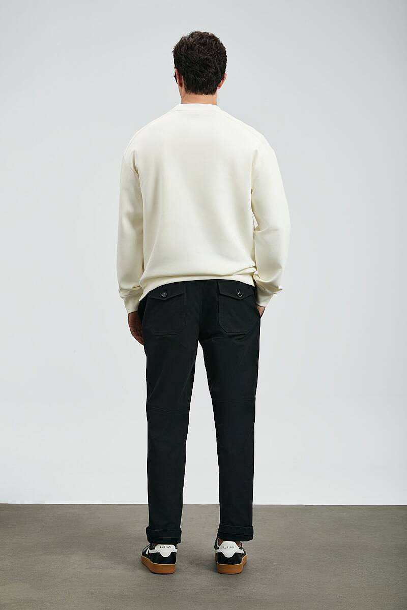Sımba Erkek Sweatshirt Kırık Beyaz - 6