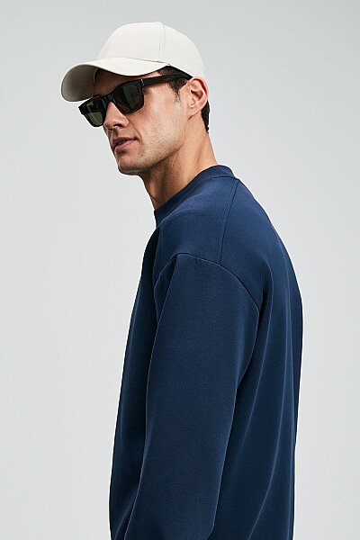 Sımba Erkek Sweatshirt Lacivert - 5