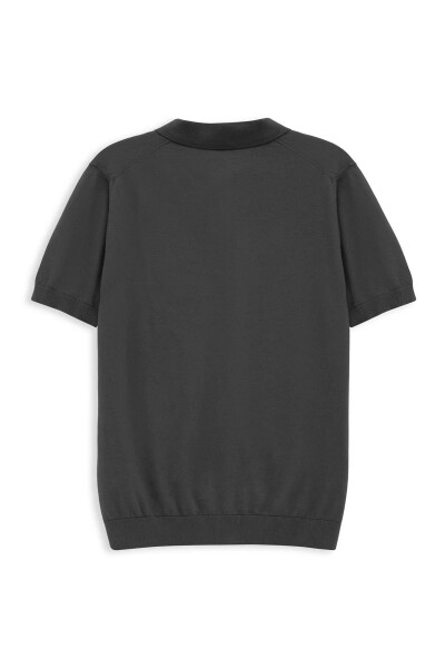 Simo Khaki Color Polo Neck Knitwear - 4