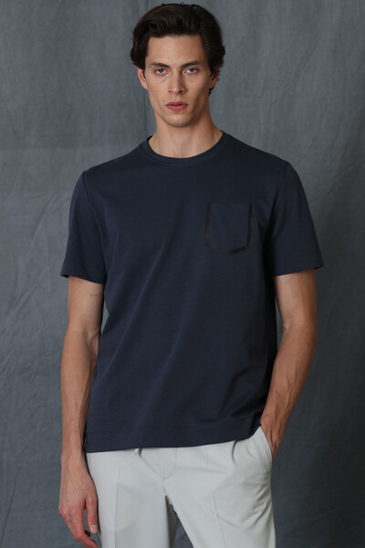 Sırıus Modern Grafik T- Shirt Antrasit - 1