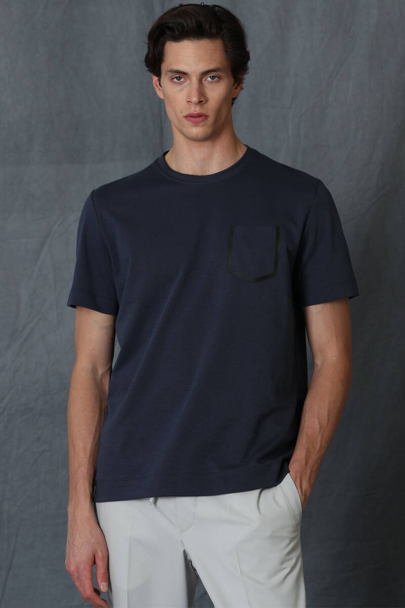 Sırıus Modern Grafik T- Shirt Antrasit - 1