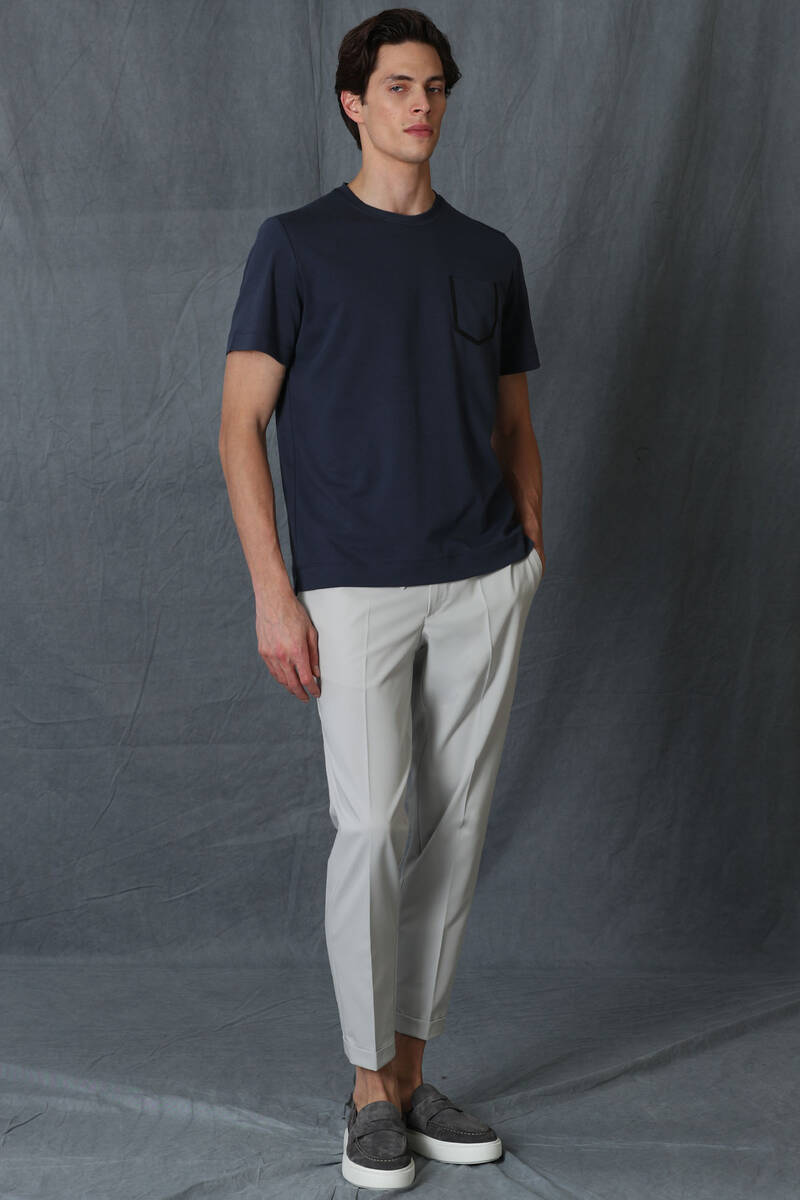 Sırıus Modern Grafik T- Shirt Antrasit - 2