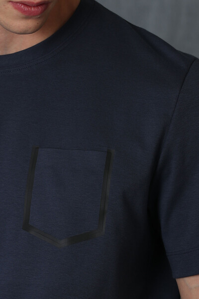 Sırıus Modern Grafik T- Shirt Antrasit - 3