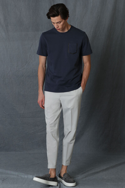 Sırıus Modern Grafik T- Shirt Antrasit - 5