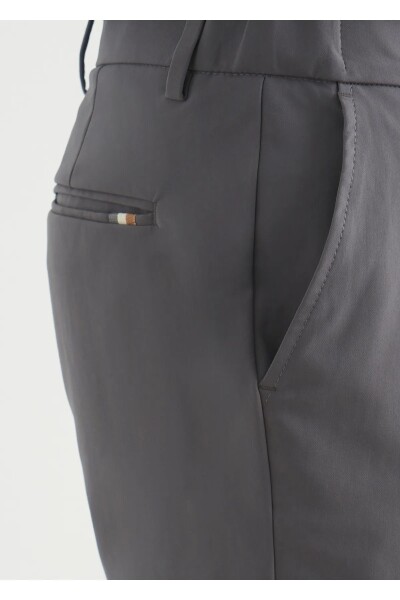 Sketch Gray Color Formal Shorts - 4
