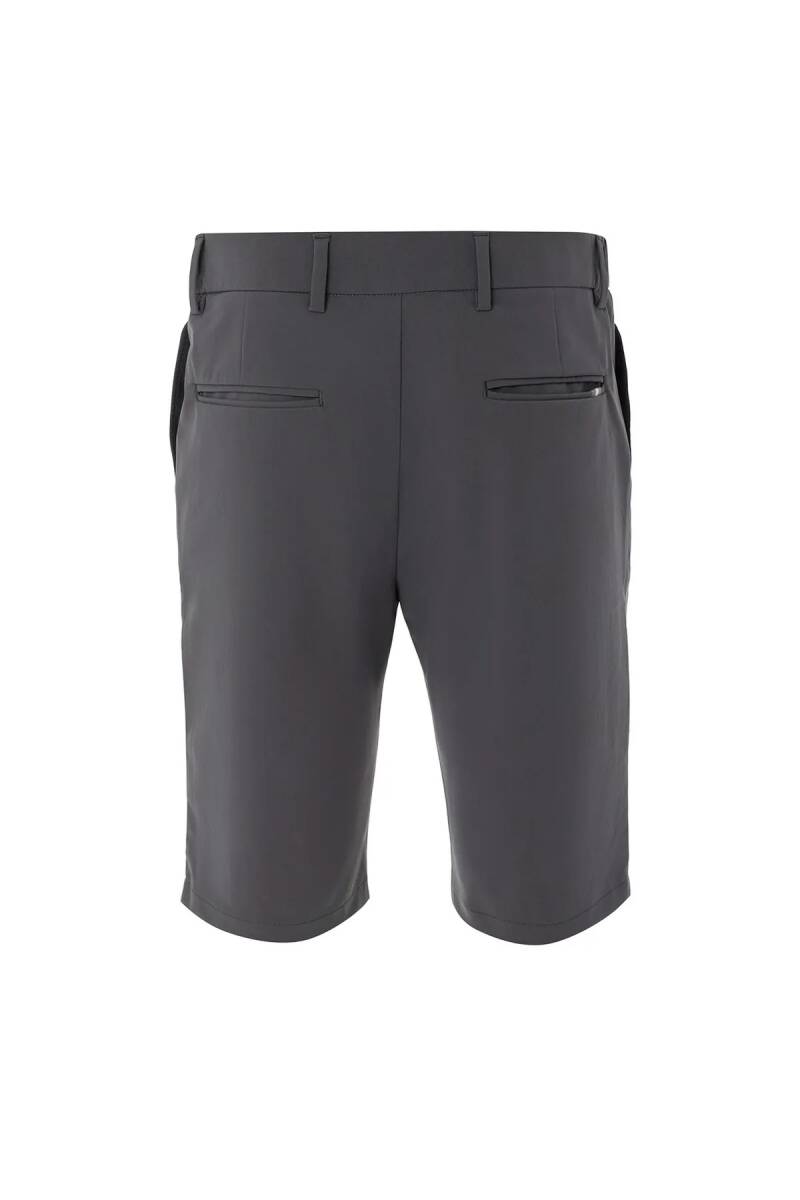 Sketch Gray Color Formal Shorts - 6