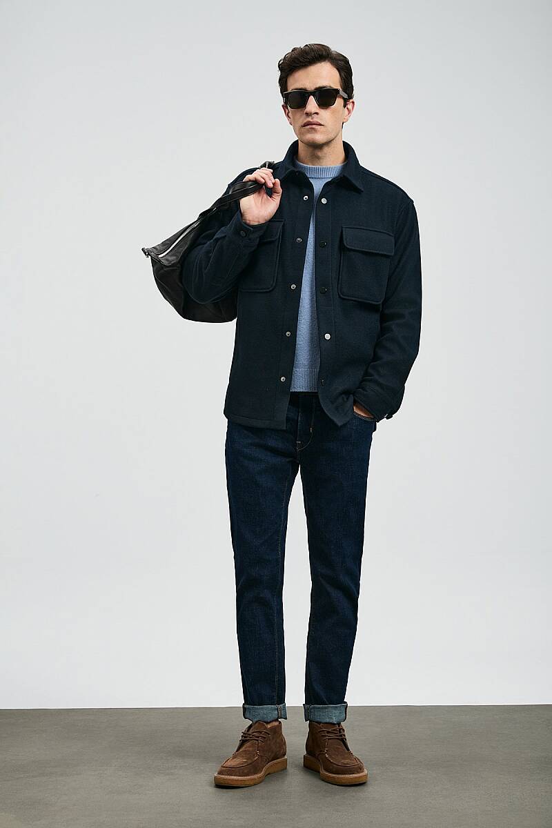Sky Smart Jean Erkek Pantolon Slim Fit Mavi - 3