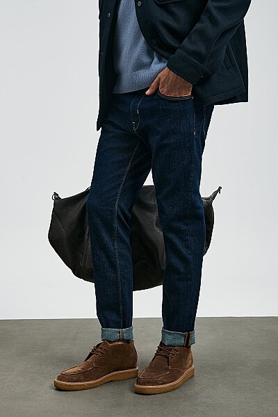 Sky Smart Jean Erkek Pantolon Slim Fit Mavi - 5