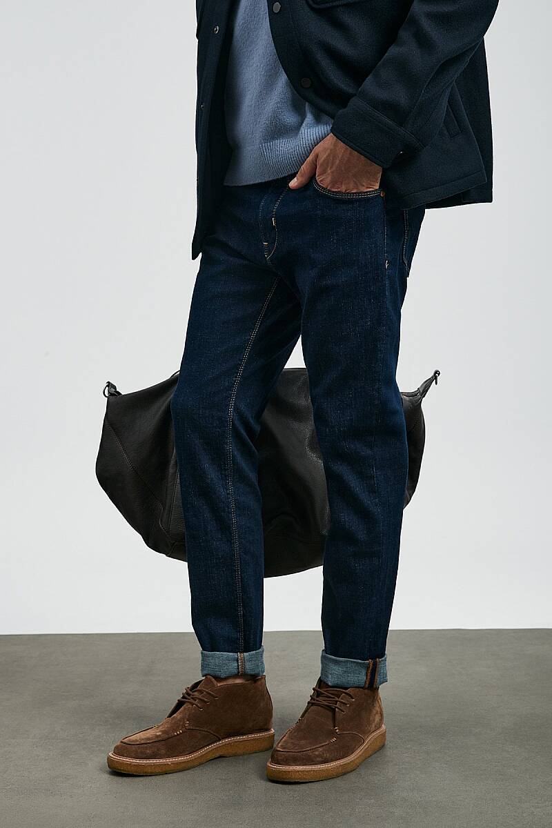Sky Smart Jean Erkek Pantolon Slim Fit Mavi - 5
