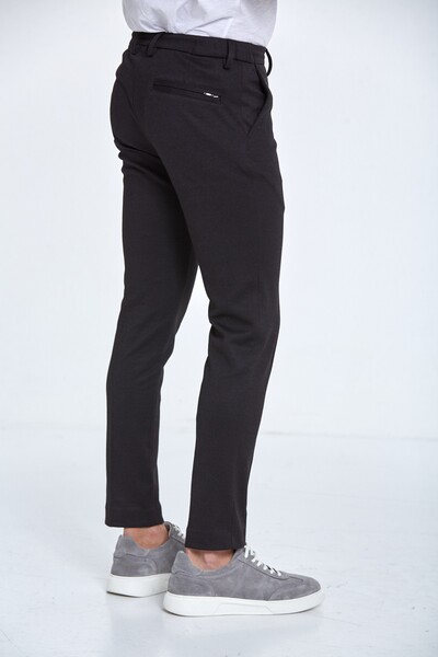 Slim Fit Knitted Men's Jogger Pants - 7