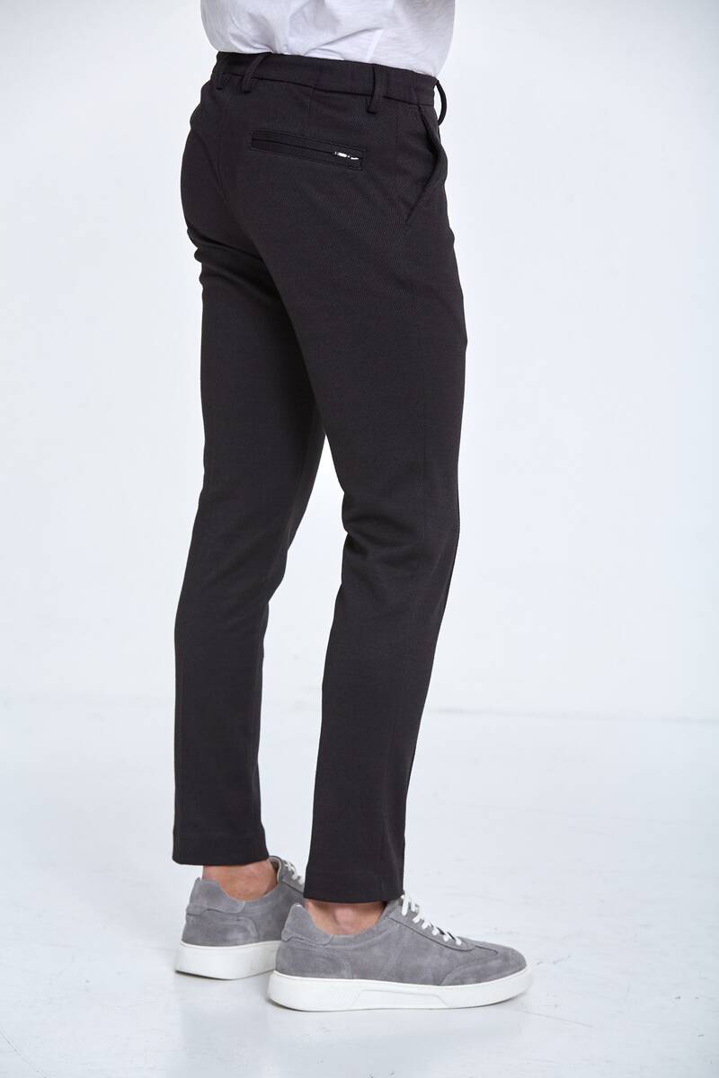 Slim Fit Knitted Men's Jogger Pants - 7