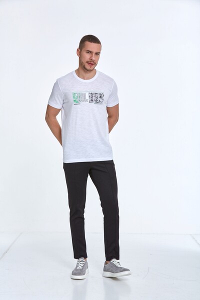 Slim Fit Knitted Men's Jogger Pants - 1