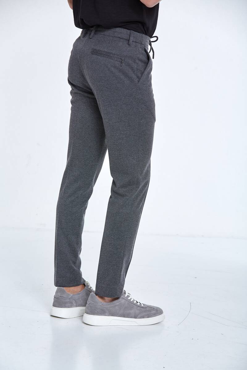Slim Fit Knitted Men's Jogger Pants - 14