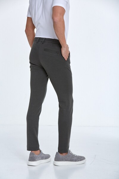Slim Fit Knitted Men's Jogger Pants - 19
