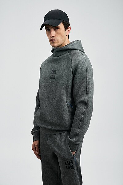 Snow Erkek Sweatshirt Antrasit - 4