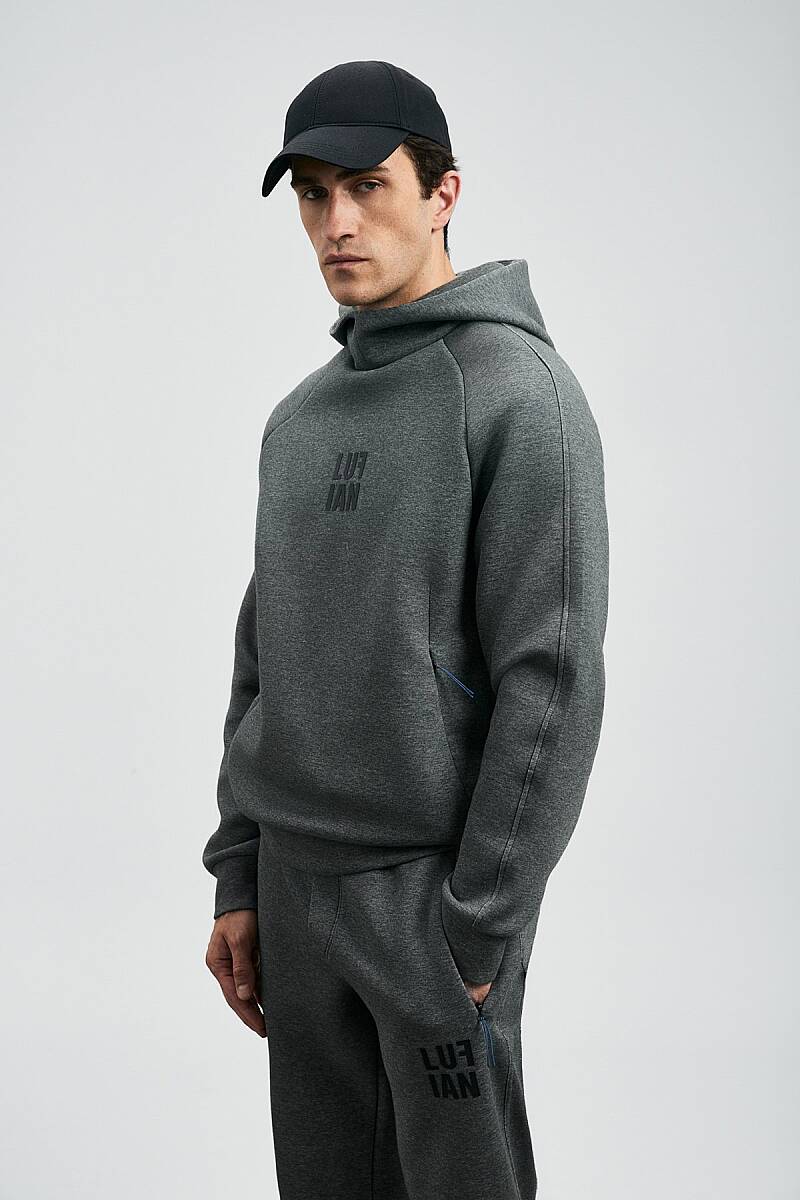 Snow Erkek Sweatshirt Antrasit - 4