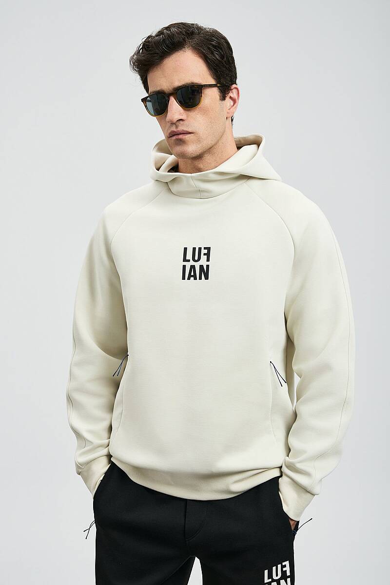 Snow Erkek Sweatshirt Kırık Beyaz - 1