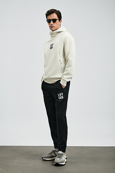 Snow Erkek Sweatshirt Kırık Beyaz - LUFIAN (1)