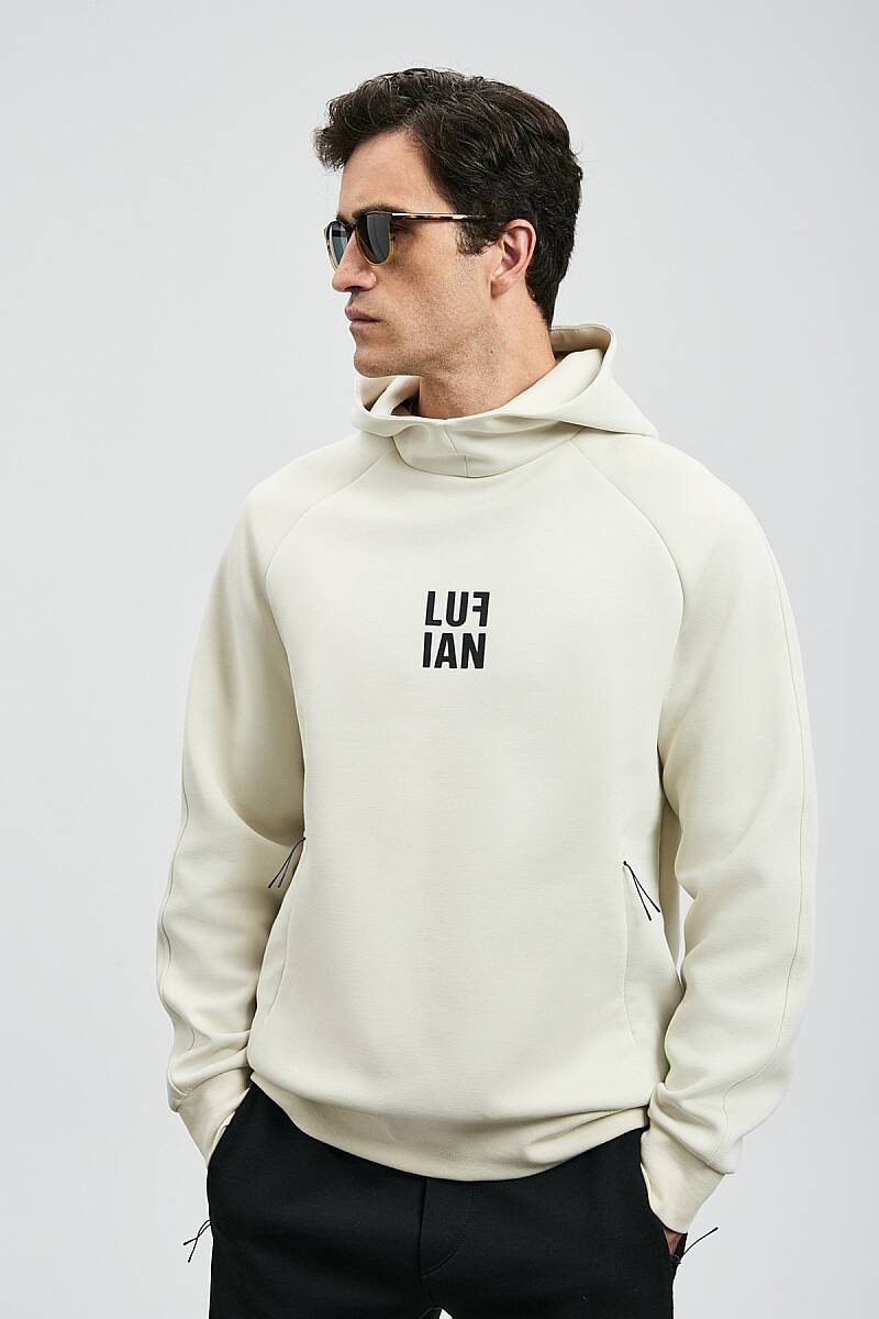 Snow Erkek Sweatshirt Kırık Beyaz - 4