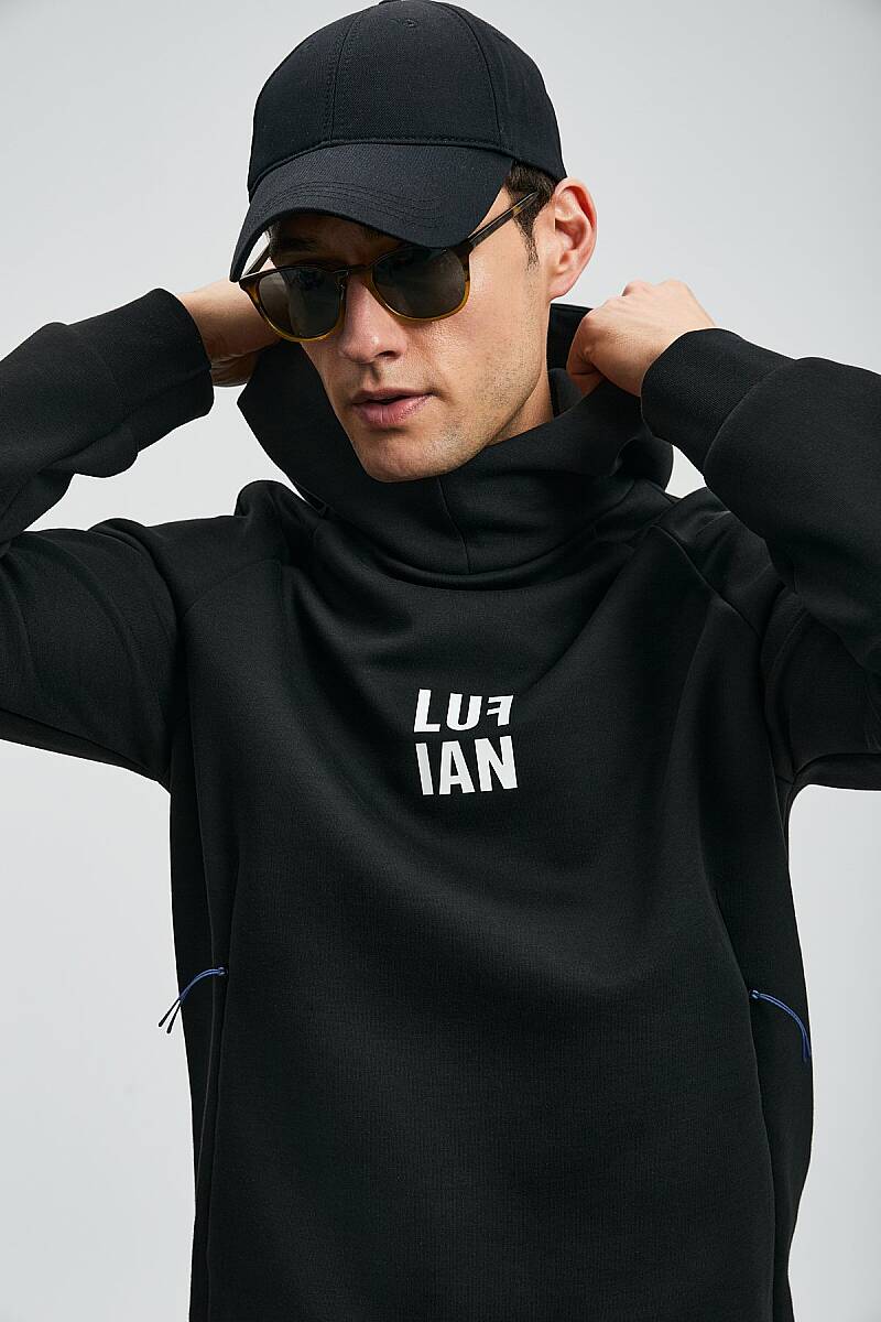 Snow Erkek Sweatshirt Siyah - 3