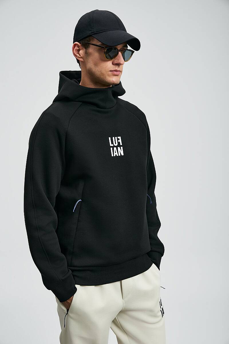 Snow Erkek Sweatshirt Siyah - 4