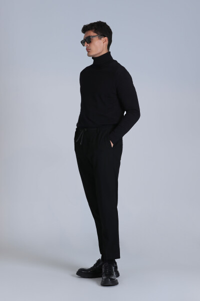 Soil Men's Sweater Black - LUFIAN (1)