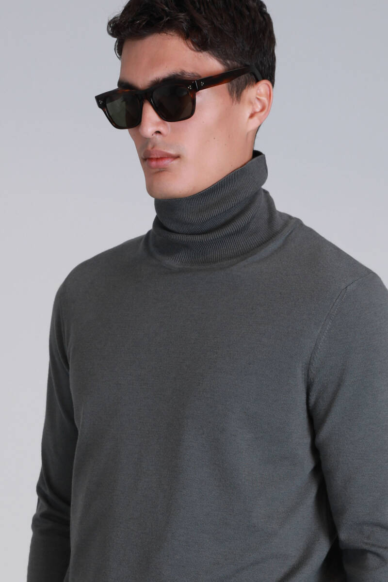 Soil Men's Sweater Khaki - 3