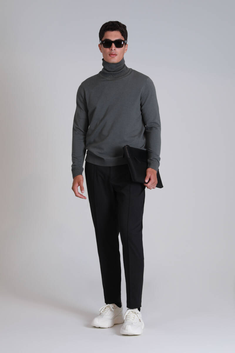 Soil Men's Sweater Khaki - 4