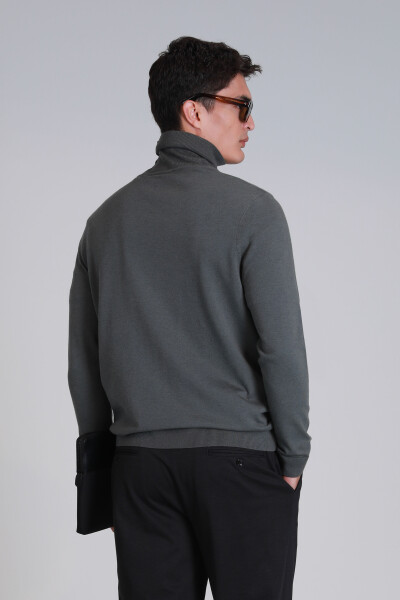 Soil Men's Sweater Khaki - 6