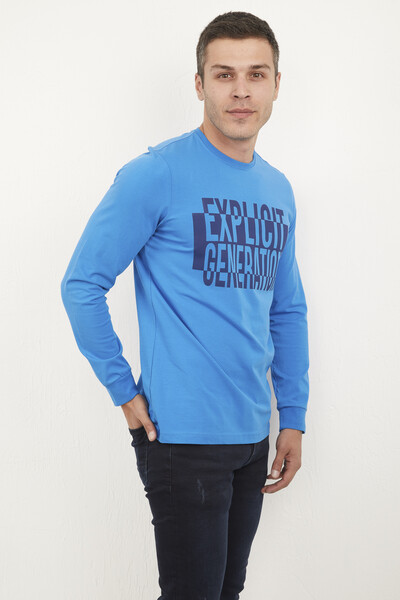 Solana Men's Long Sleeve T-Shirt Blue - 3