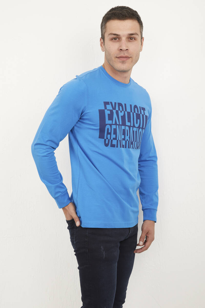Solana Men's Long Sleeve T-Shirt Blue - 3