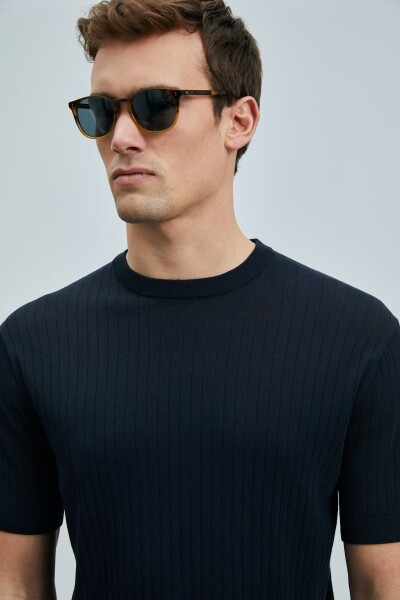 Spear Erkek Pamuklu Kazak Koyu Lacivert - 4