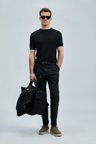 Spear Erkek Pamuklu Kazak Siyah - 5