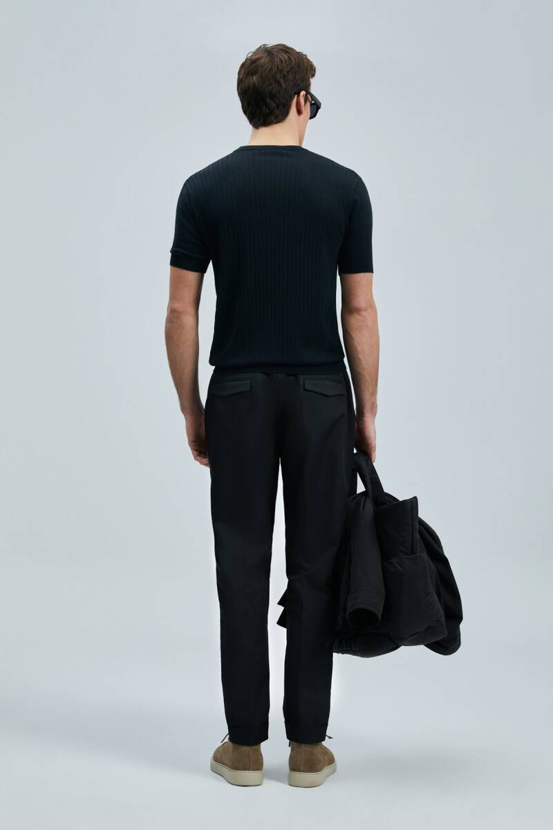 Spear Erkek Pamuklu Kazak Siyah - 6