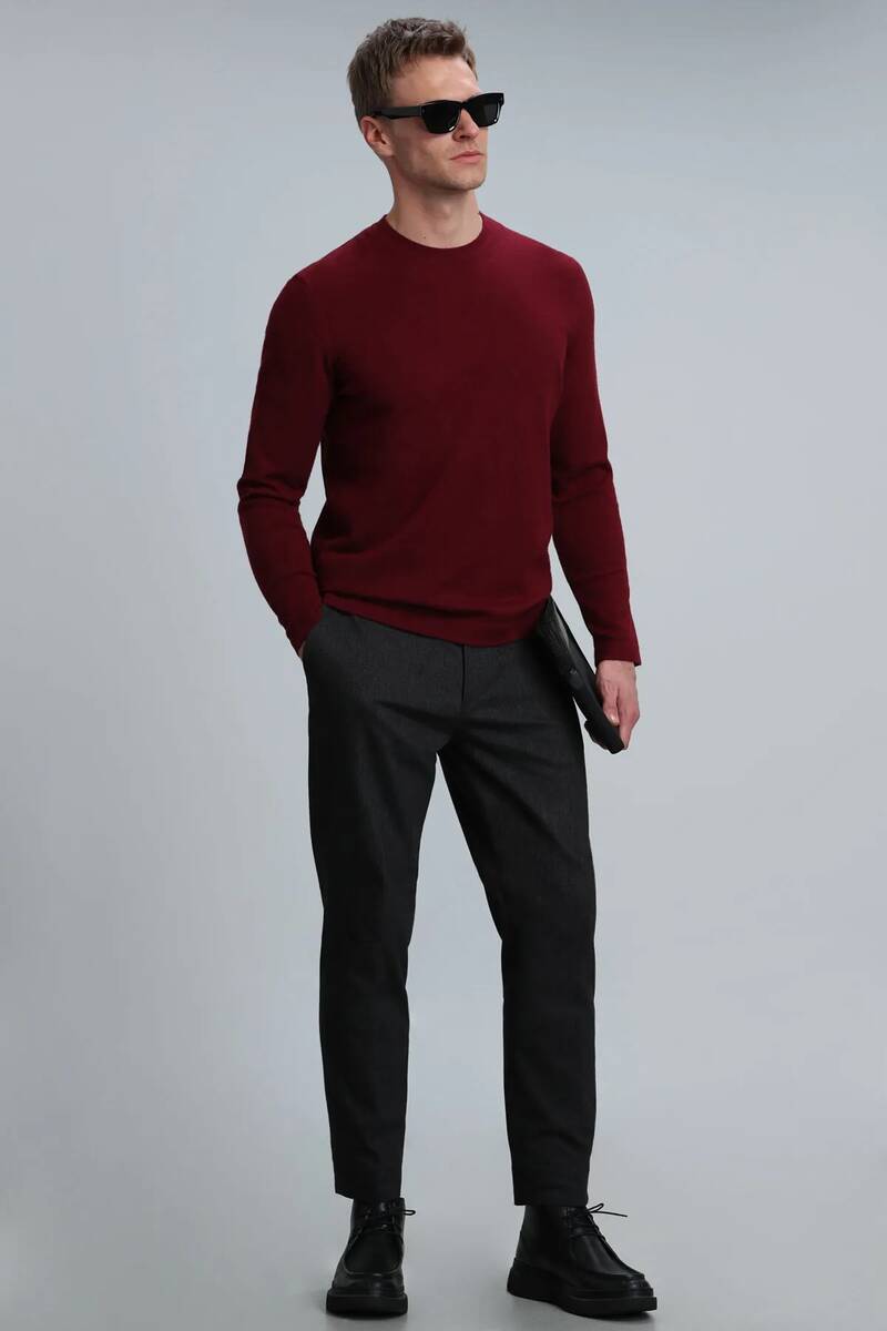Speed Erkek Kazak Bordo - 4
