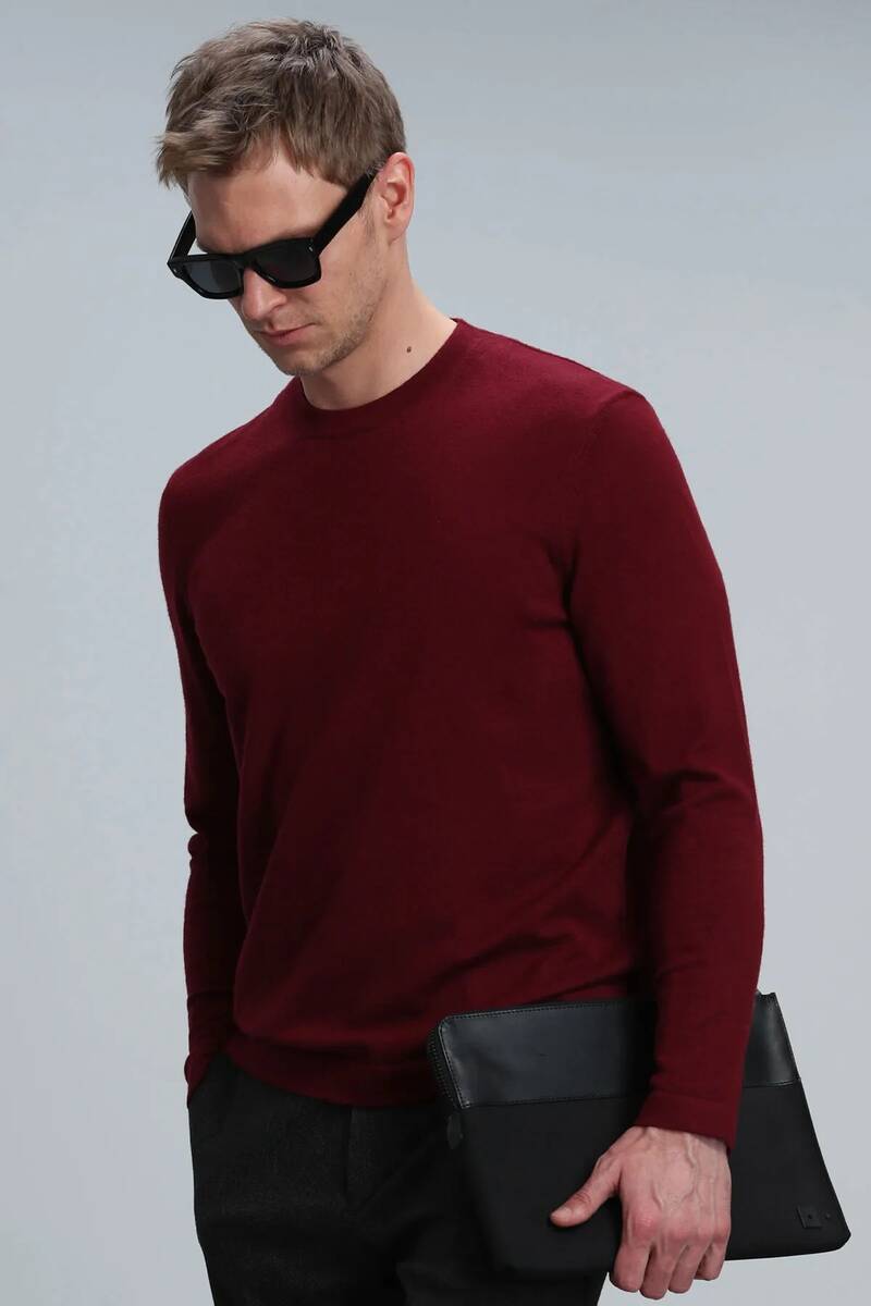 Speed ​​Men's Sweater Claret Red - 3