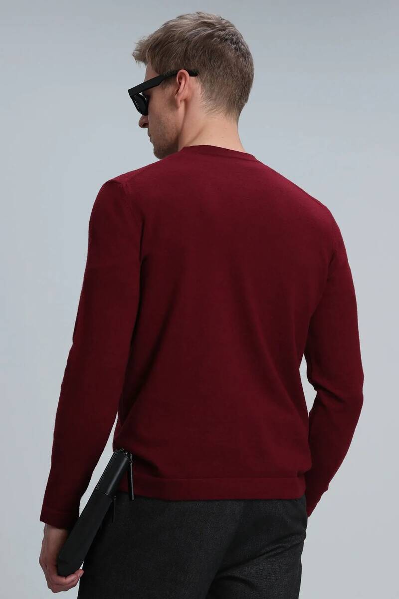 Speed ​​Men's Sweater Claret Red - 6
