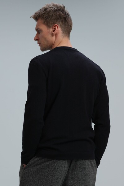 Speed ​​Men's Sweater Dark Navy Blue - 2