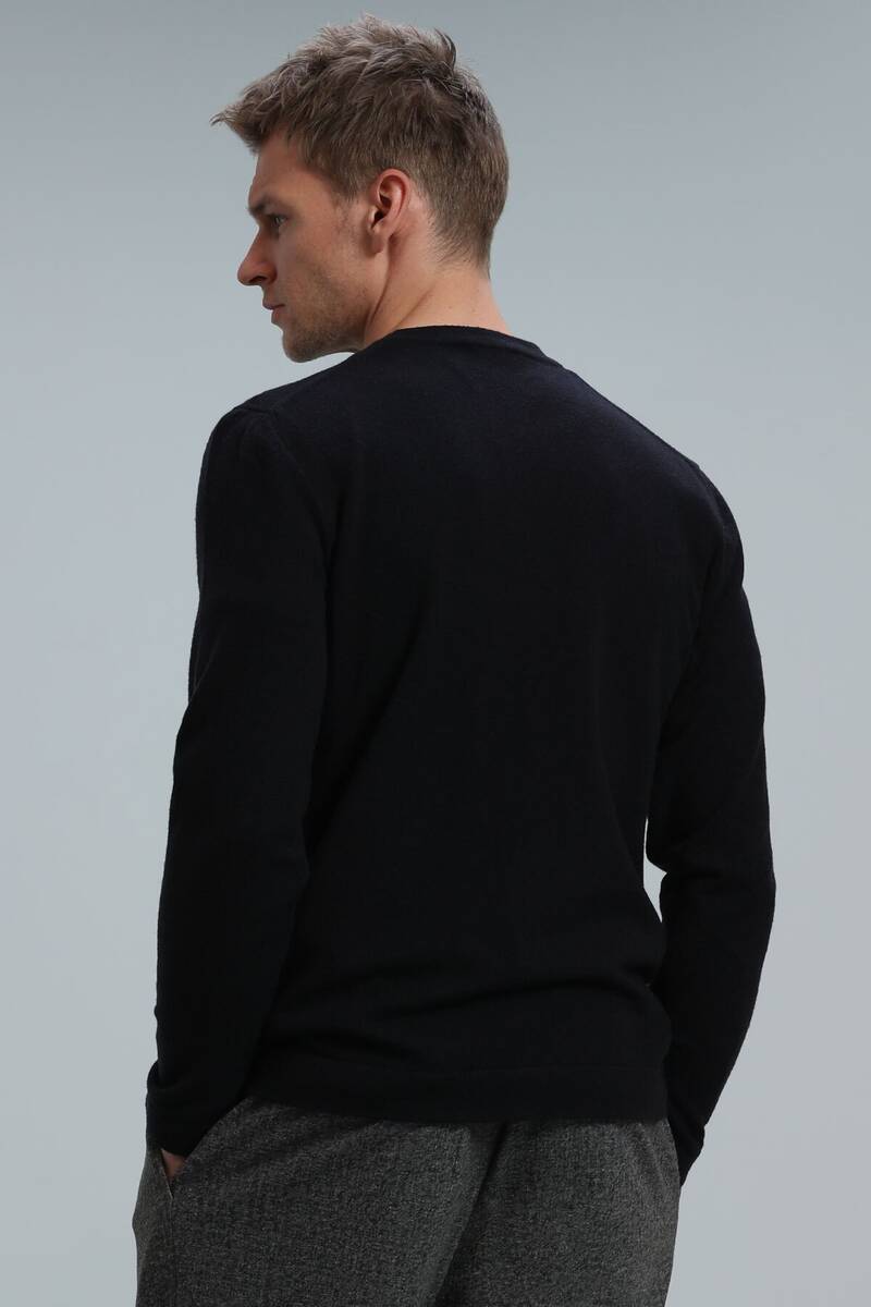 Speed ​​Men's Sweater Dark Navy Blue - 2