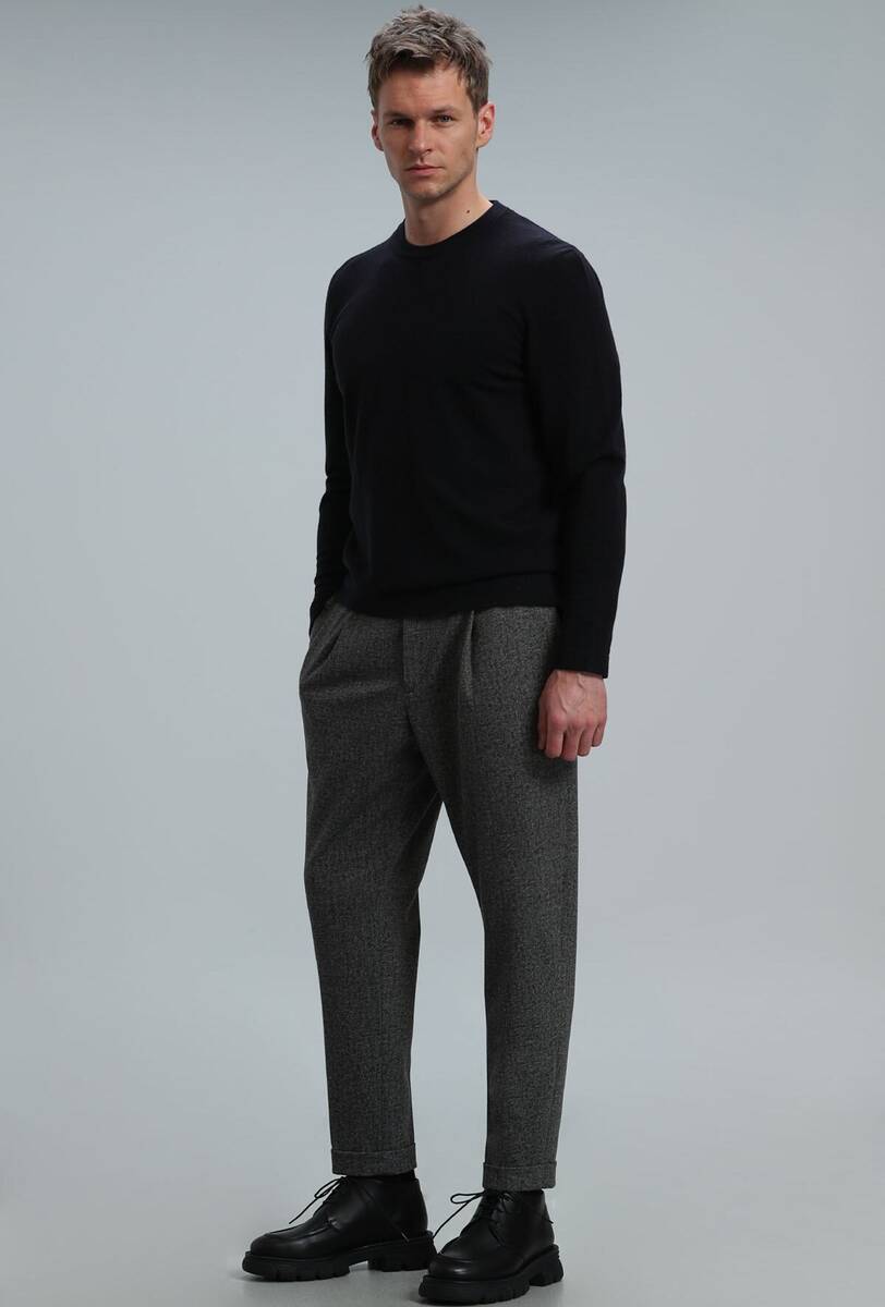 Speed ​​Men's Sweater Dark Navy Blue - 4