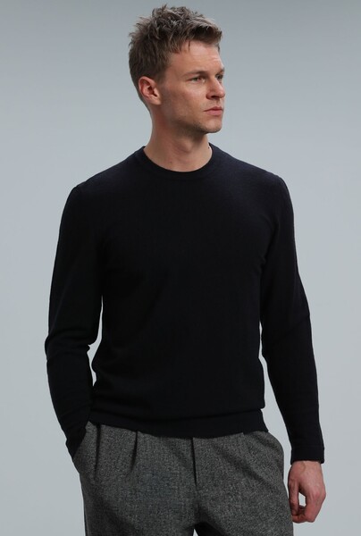 Speed ​​Men's Sweater Dark Navy Blue - 5