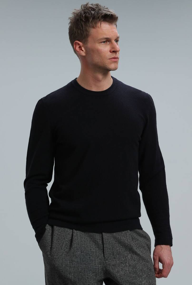 Speed ​​Men's Sweater Dark Navy Blue - 5