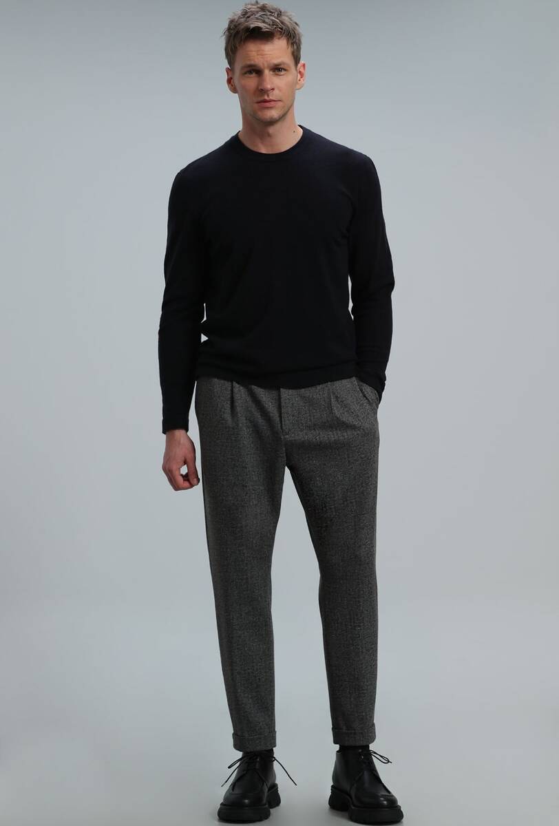 Speed ​​Men's Sweater Dark Navy Blue - 6
